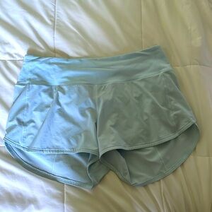 Lululemon size 12 speed ups in 4” lined. New with tag.